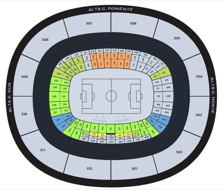 Seat map